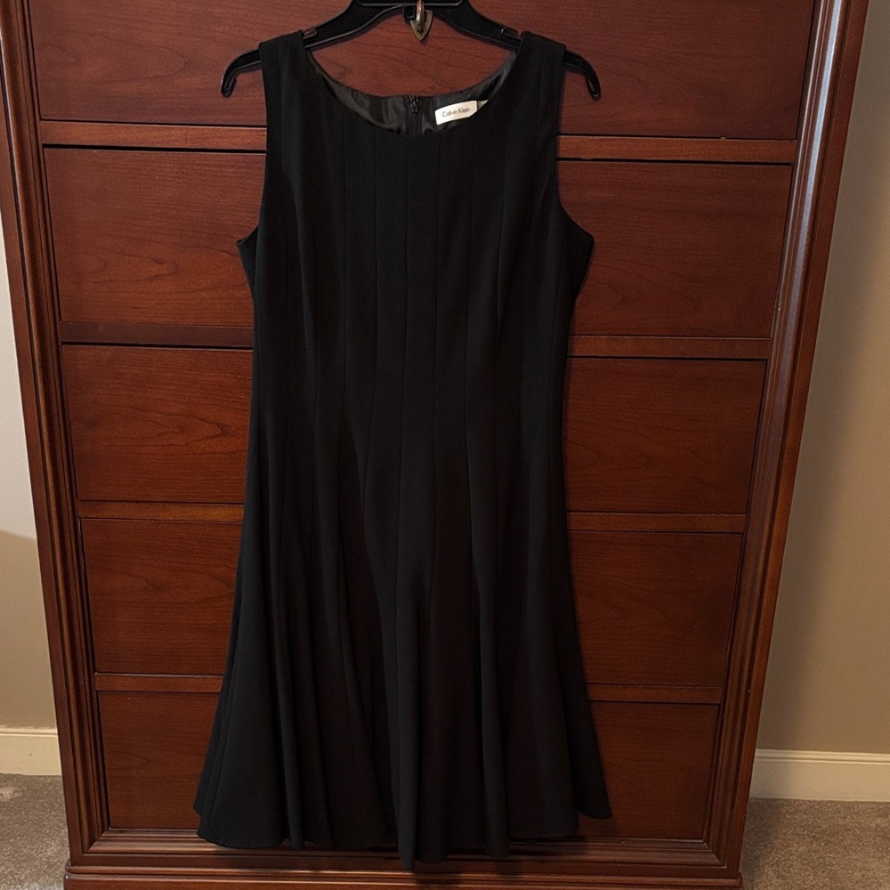 Calvin Klein Black Midi Dress